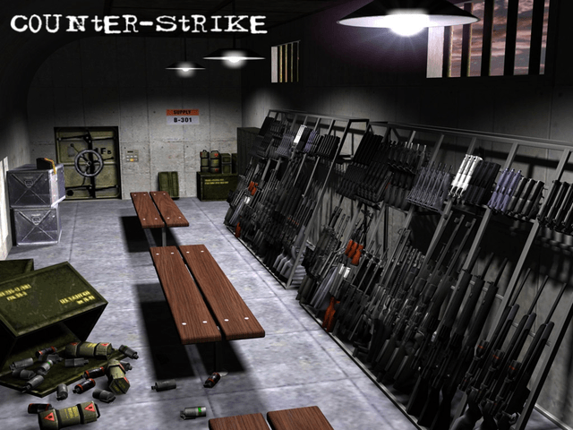 Counter Strike title screen for Xbox